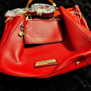 Red Leather Purse